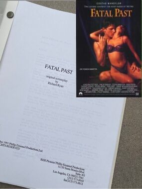 Vtg 1991 Fatal Past Richard Ryan Original Screenplay Movie Script RKR Pictures